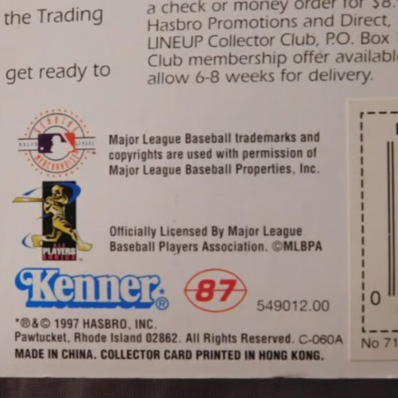 Frank Thomas MLB Chicago White Sox Starting Lineup 1997 Action Figure - Picture 6 of 6